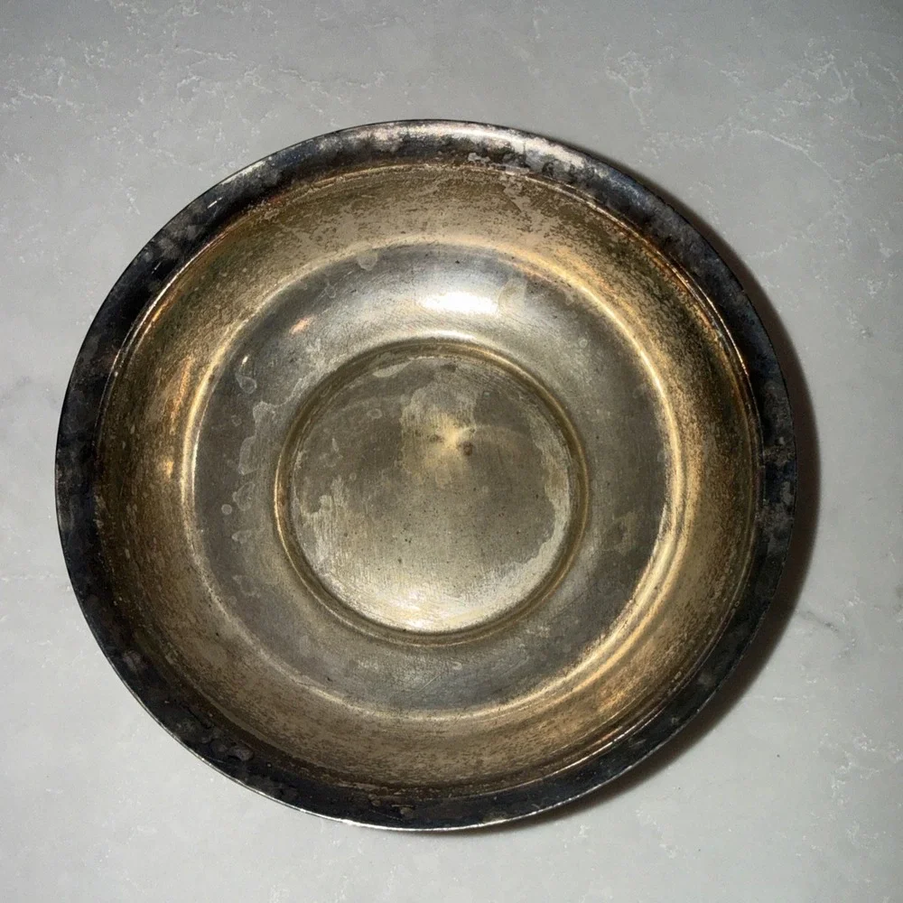 Vintage Victor S. Co Silver Plated Chalice Pedestal Bowl #  R0210